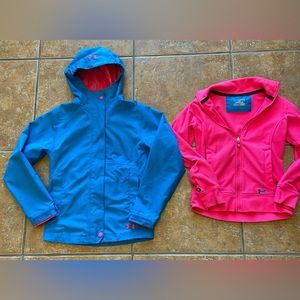 Girls Under Armour 2 in 1 Coat-Size Small